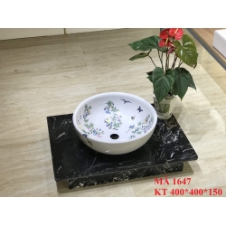 LAVABO CHẬU SỨ MỸ THUẬT 1647