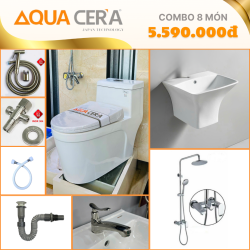 COMBO NHÀ VỆ SINH 8 MÓN  5590K - CB03