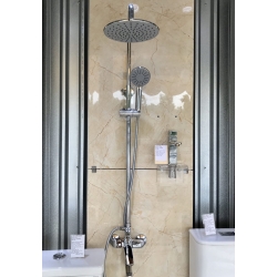 BỘ VÒI SEN CÂY TẮM NÓNG LẠNH TRÒN CAO CẤP - V-5730
