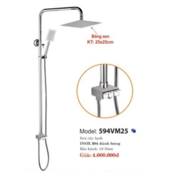 SEN CÂY LẠNH VUÔNG INOX 304 BÓNG TRÁNG GƯƠNG - 594VM25