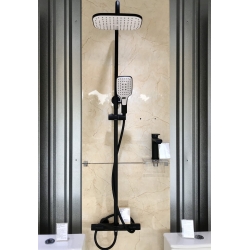 BỘ VÒI SEN CÂY CAO CẤP - MÀU TRẮNG ĐEN - V4702-1