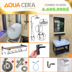 COMBO NHÀ VỆ SINH 10 MÓN  6600K - CB06