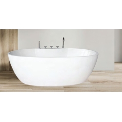 Bồn Tắm Nằm Ovan Có Bộ Sen Vòi Trên Bồn AQUACERA - 003