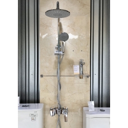 CÂY SEN TẮM INOX 304 CAO CẤP TRÒN - V01