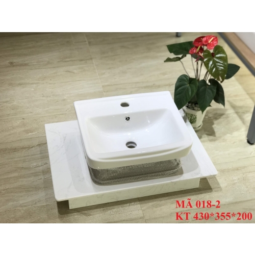 Chậu rửa Lavabo 018-2 để bàn
