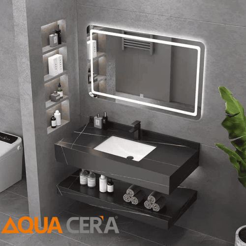 BÀN ĐÁ LAVABO 2 TẦNG - BDD08