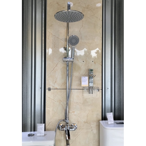 BỘ VÒI SEN CÂY TẮM NÓNG LẠNH TRÒN CAO CẤP - V-5730