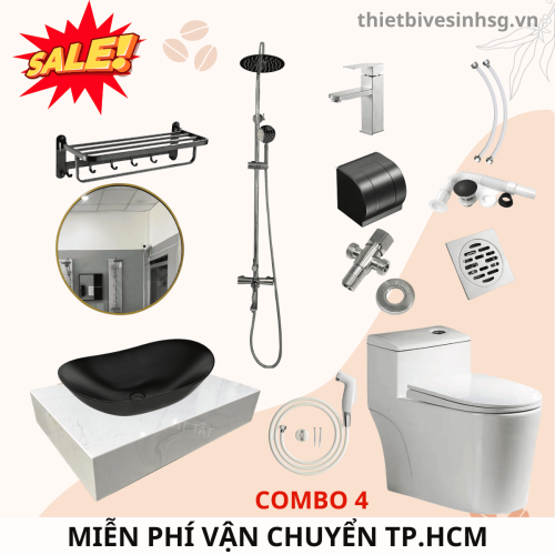 COMBO THIẾT BỊ NHÀ TẮM ATOLY - Mã SP CBAT03