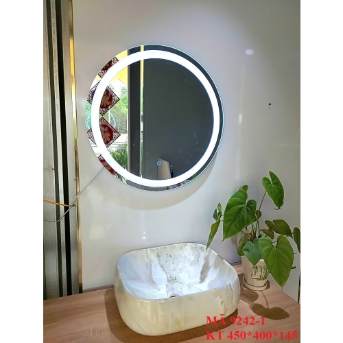 LAVABO CHẬU SỨ VÂN VÀNG NHẠT - 9242-1