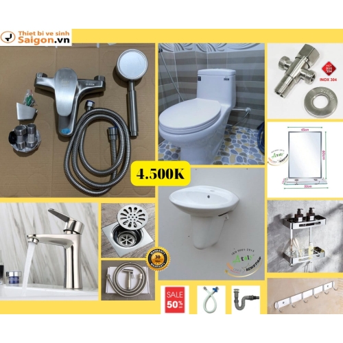 COMBO 12 MÓN THIẾT BỊ VỆ SINH PHÒNG TRỌ - 04