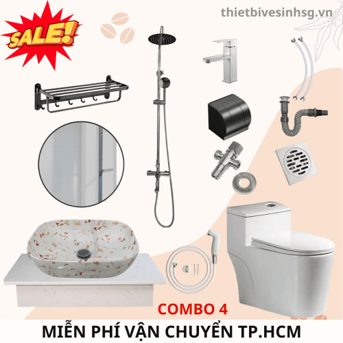 COMBO THIẾT BỊ NHÀ TẮM ATOLY - Mã SP CBAT01