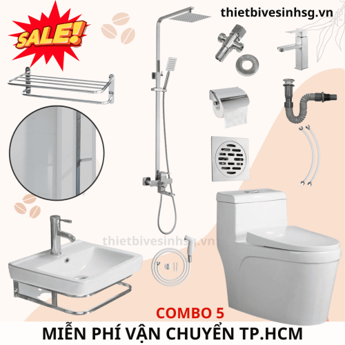 COMBO THIẾT BỊ NHÀ TẮM ATOLY - Mã SP CBAT02
