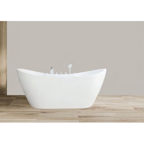 Bồn tắm acrylic hình thỏi vàng massage (Viền Mỏng) - AQUACERA - 004