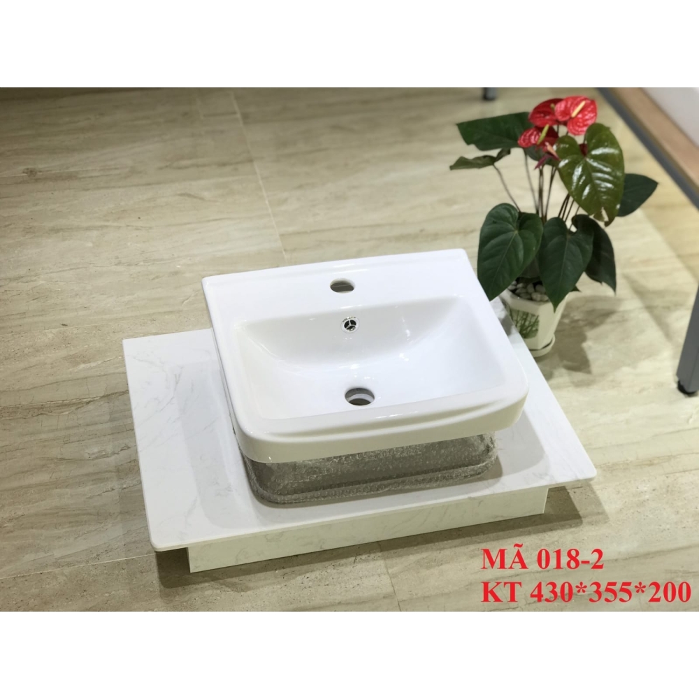 Chậu rửa Lavabo 018-2 để bàn