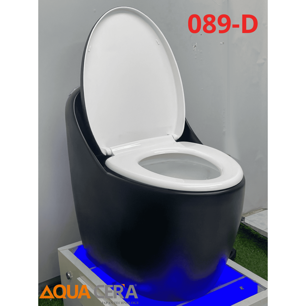 CẦU TRỨNG LIỀN KHỐI AQUA CERA MÀU ĐEN Mã SP 089-D