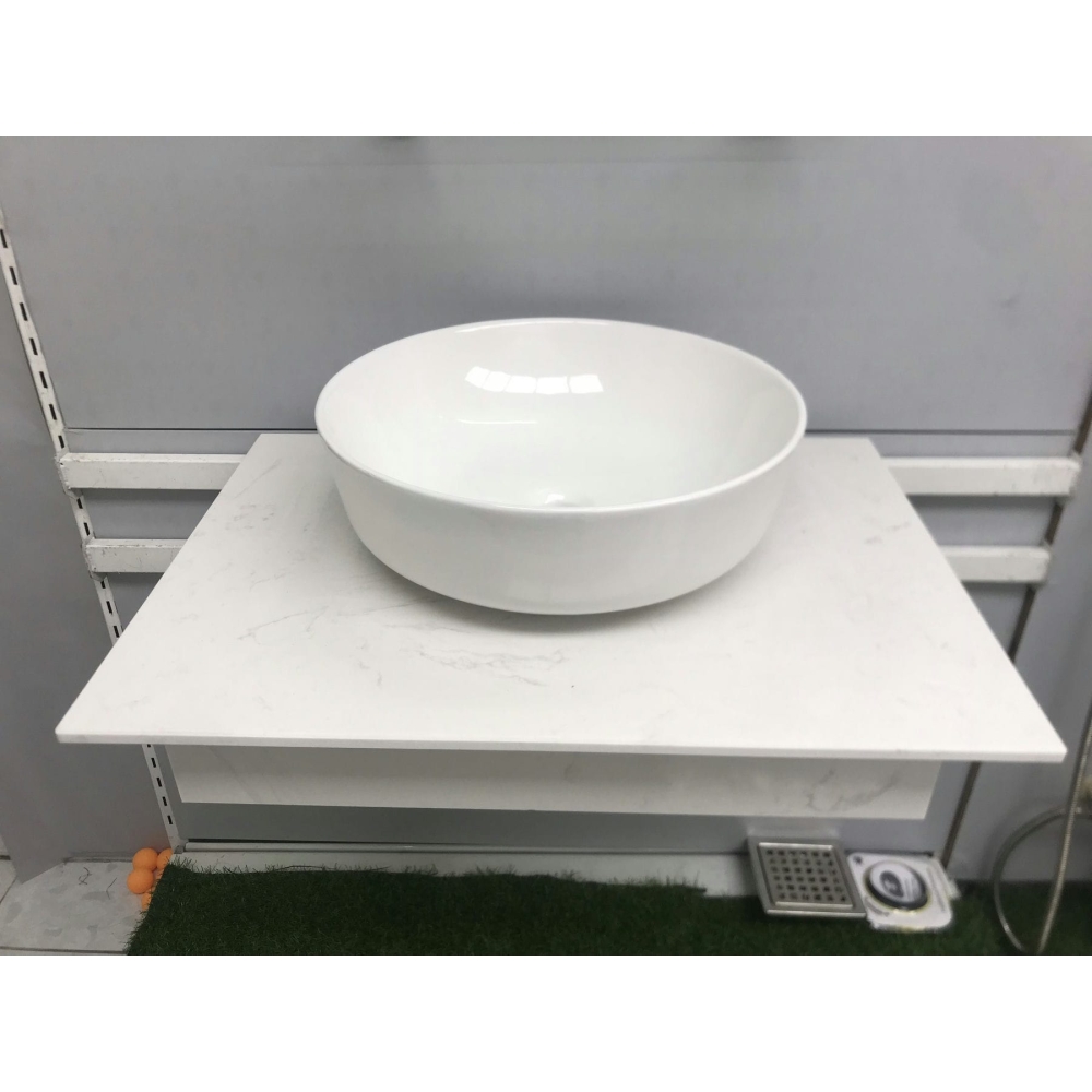 LAVABO CHẬU ĐẶT BÀN - TRÒN TRẮNG - RS1065