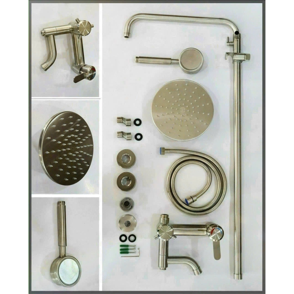 COMBO 11 MÓN NHÀ TẮM NÓNG LẠNH ĐẦY ĐỦ PHỤ KIỆN - 5000K