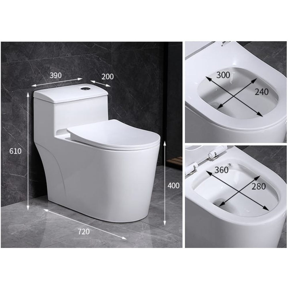 COMBO THIẾT BỊ NHÀ TẮM ATOLY - Mã SP CBAT01