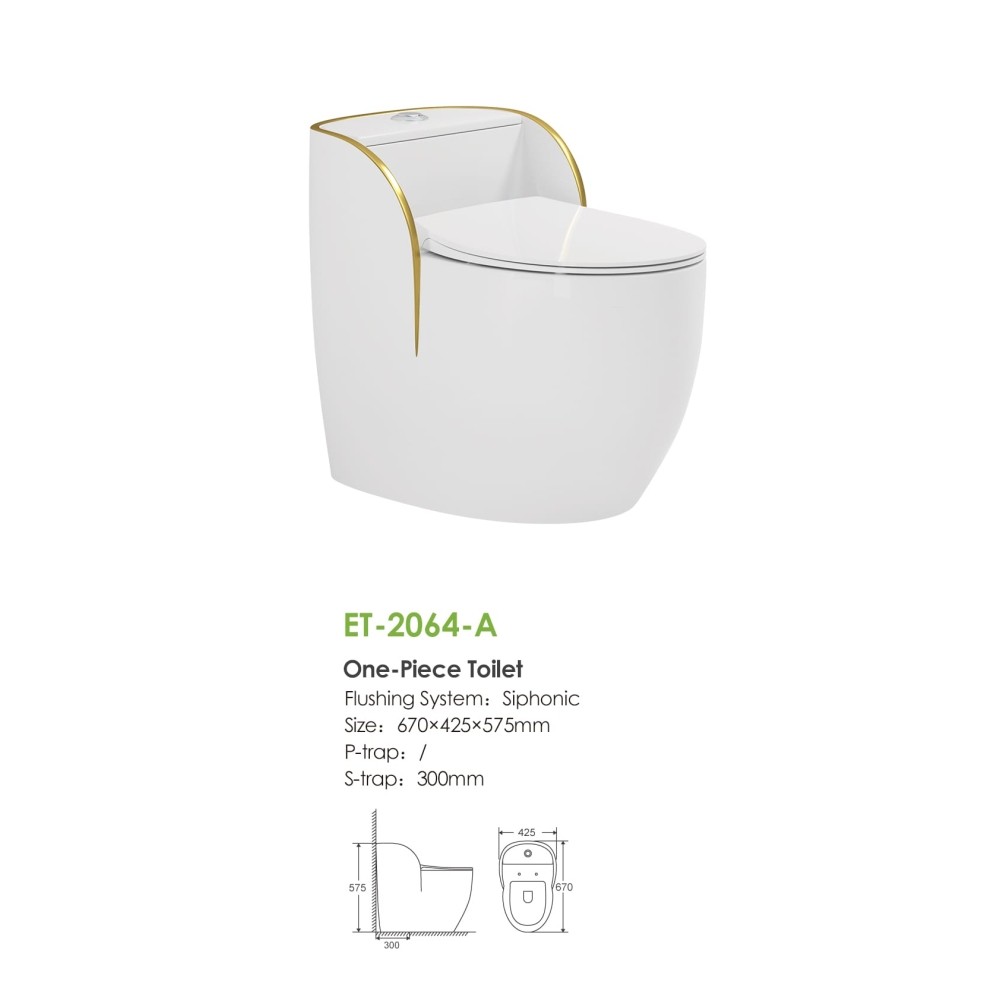 CẦU TRỨNG LIỀN KHỐI TRẮNG VIỀN VÀNG Mã SP 2064-1