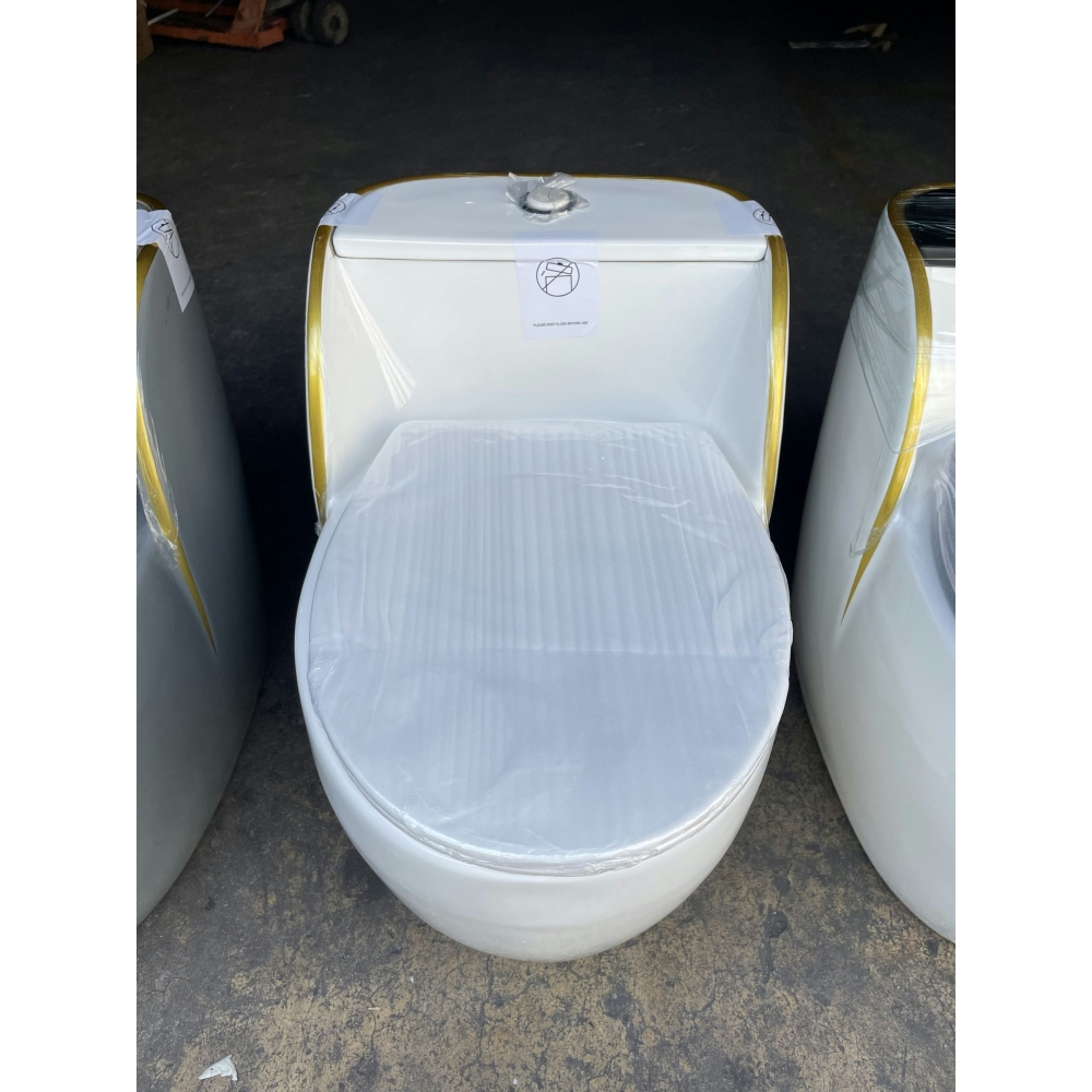 CẦU TRỨNG LIỀN KHỐI TRẮNG VIỀN VÀNG Mã SP 2064-1