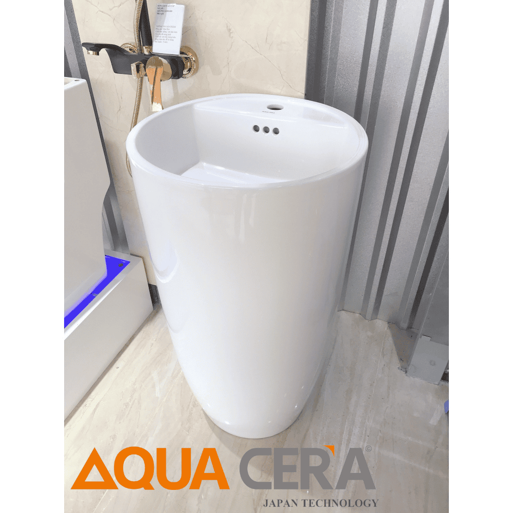 LAVABO LIỀN KHỐI TRÒN-2212