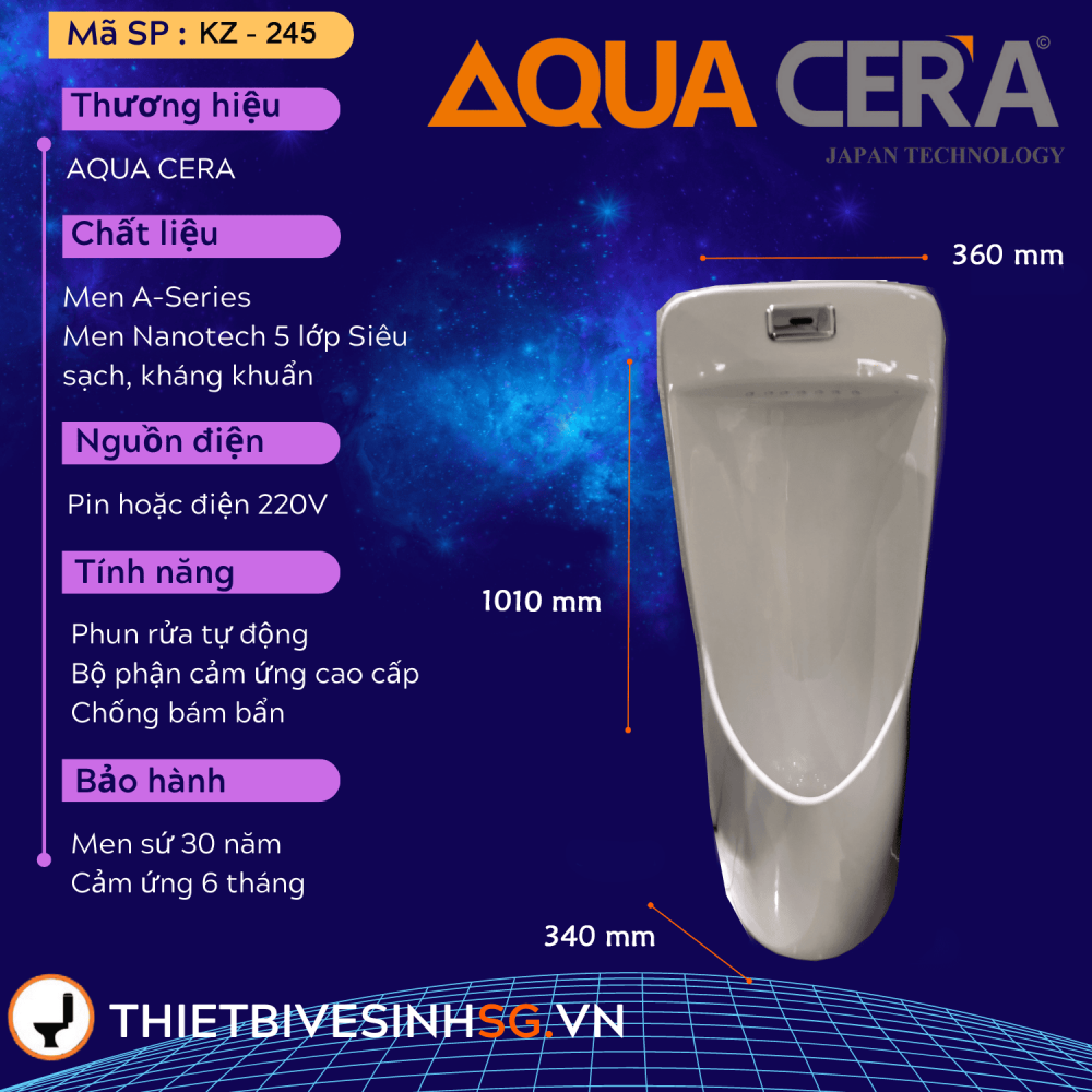 TIỂU NAM CẢM ỨNG KZ - 245