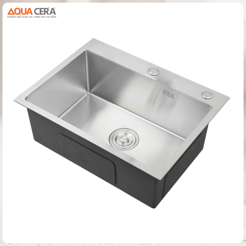 Chậu Rửa Chén Đơn Inox AQUACERA – 6045DM