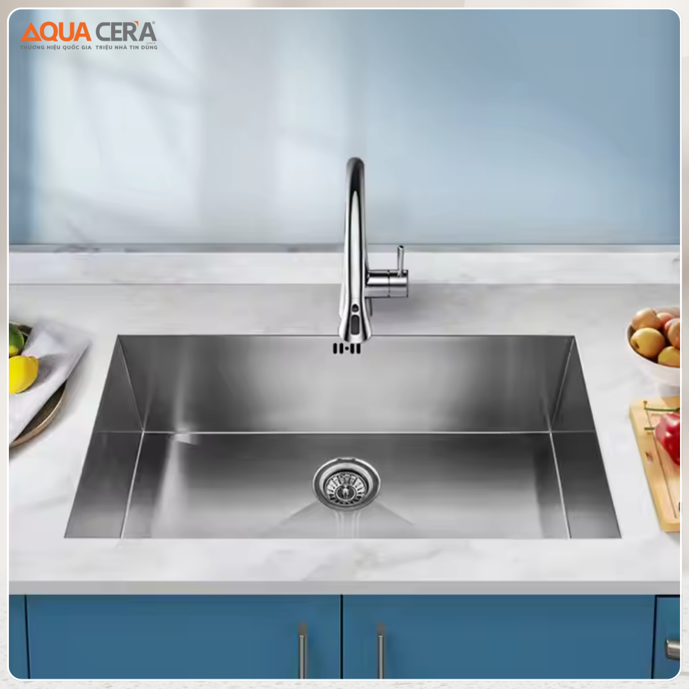 Chậu Rửa Chén Đơn Inox AQUACERA – 8245DX