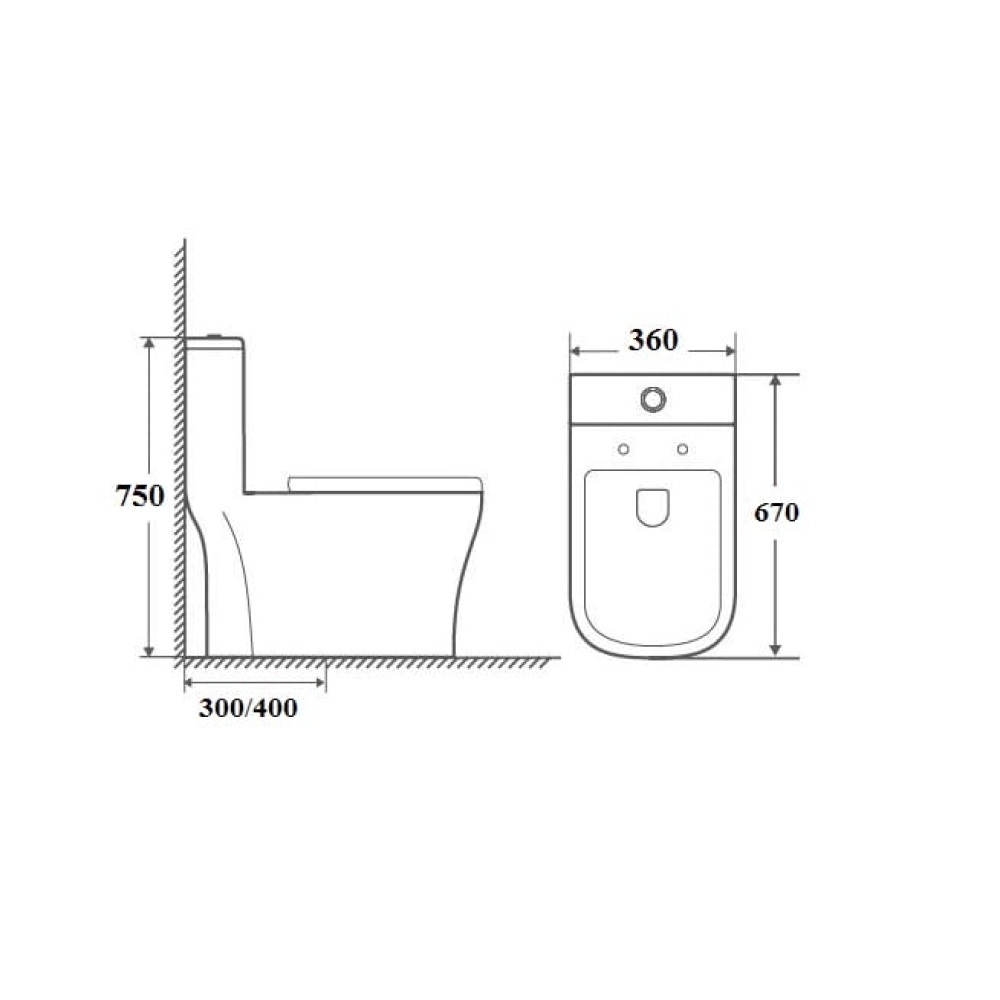BỒN CẦU LIỀN KHỐI - 818