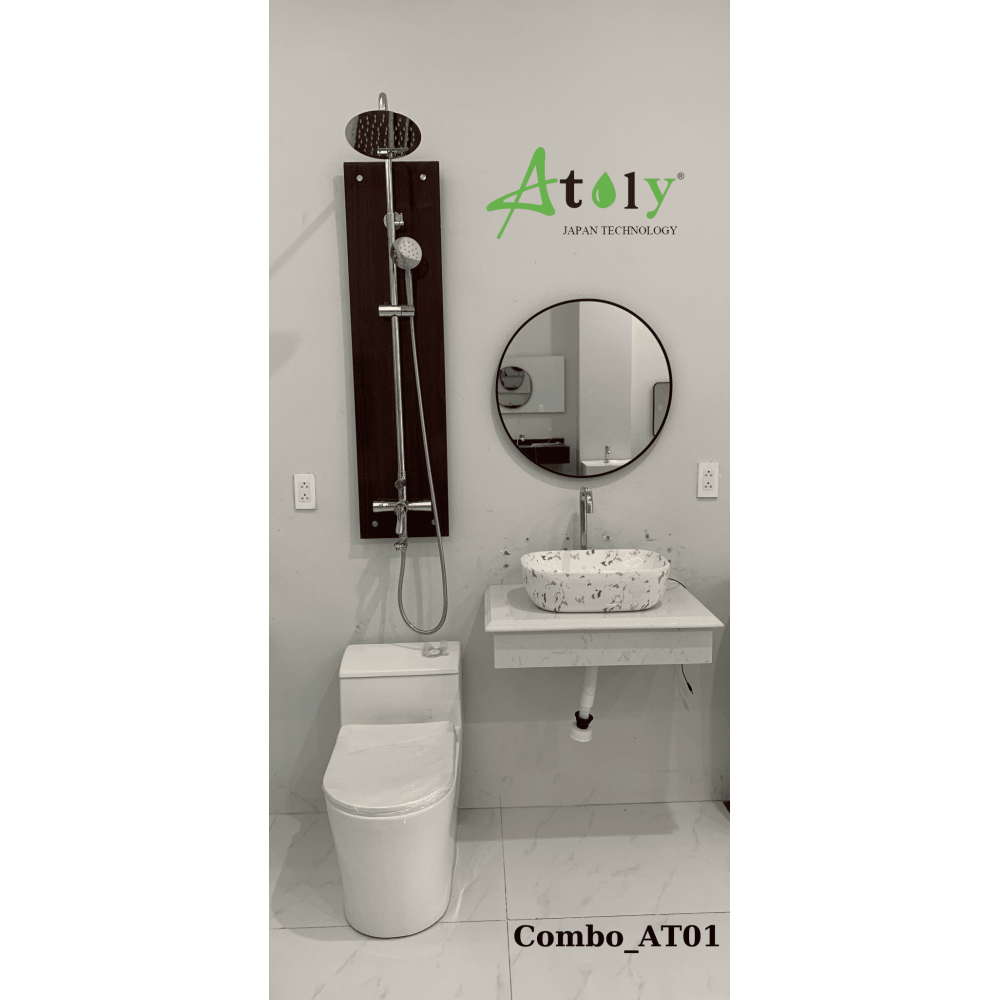 COMBO THIẾT BỊ NHÀ TẮM ATOLY - Mã SP CBAT01