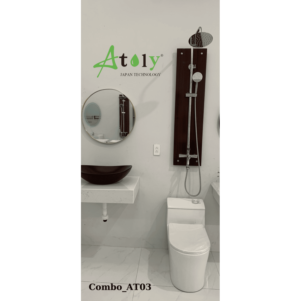 COMBO THIẾT BỊ NHÀ TẮM ATOLY - Mã SP CBAT03