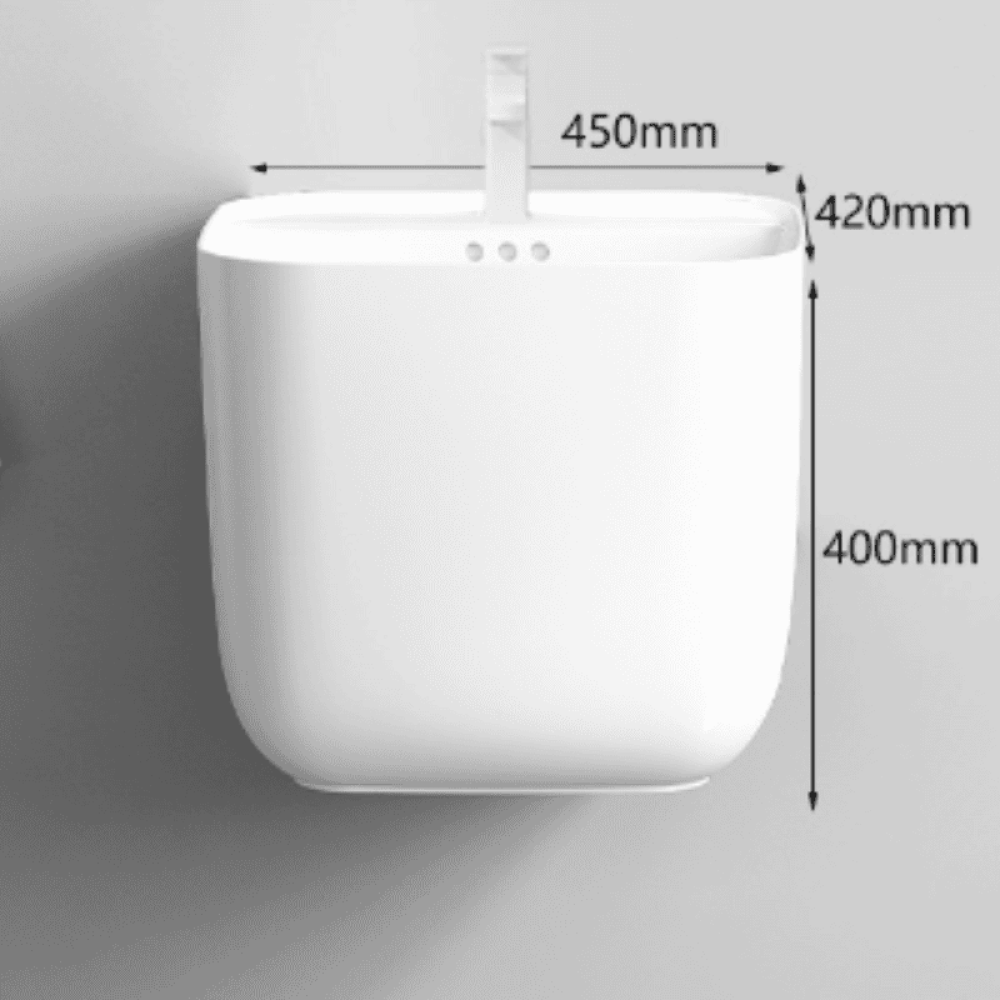 LAVABO LIỀN KHỐI TREO MÀU TRẮNG 201