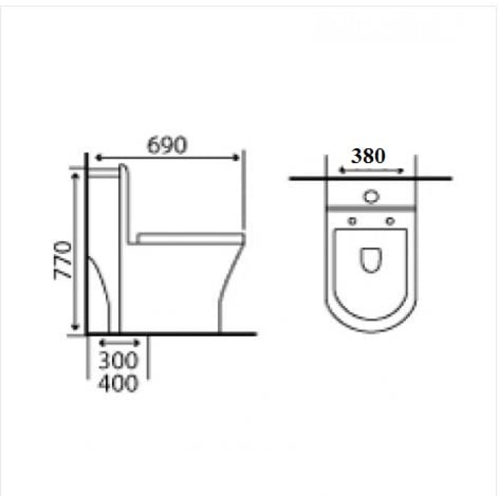 BỒN CẦU LIỀN KHỐI - 155