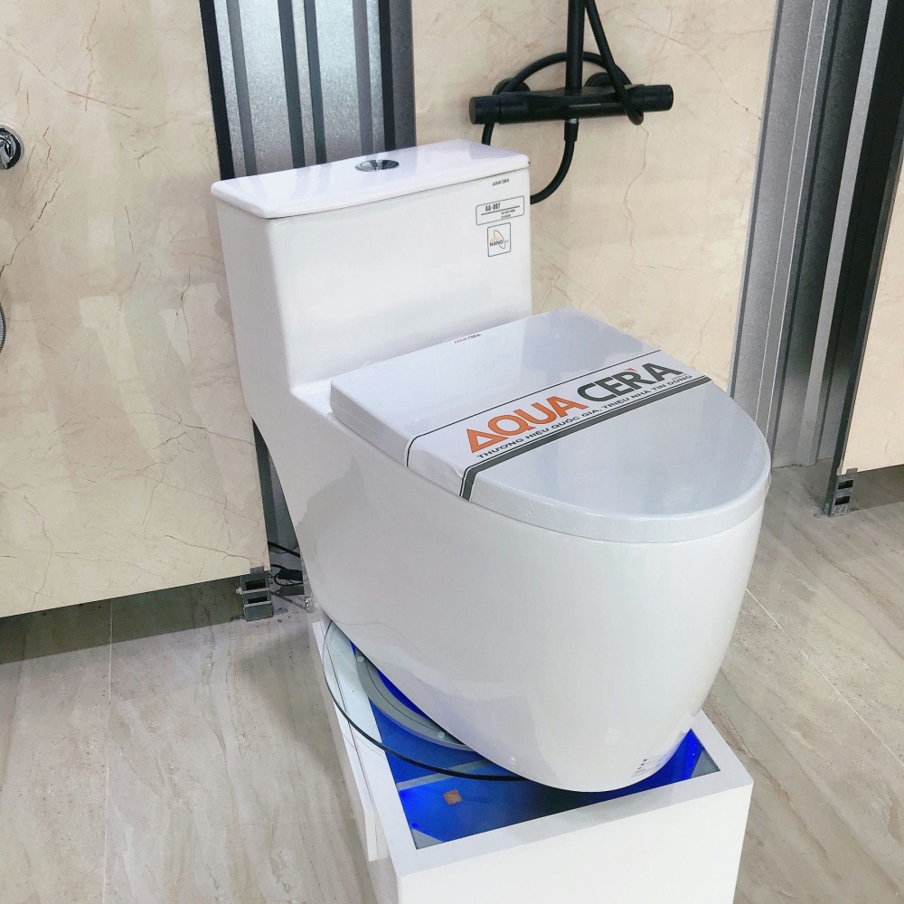 BỒN CẦU LIỀN KHỐI CAO CẤP AQUA CERA - Mã SP 097