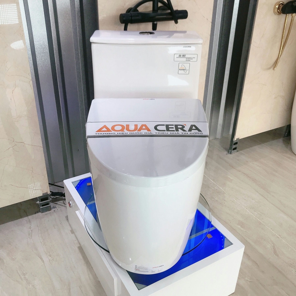 BỒN CẦU LIỀN KHỐI CAO CẤP AQUA CERA - Mã SP 097