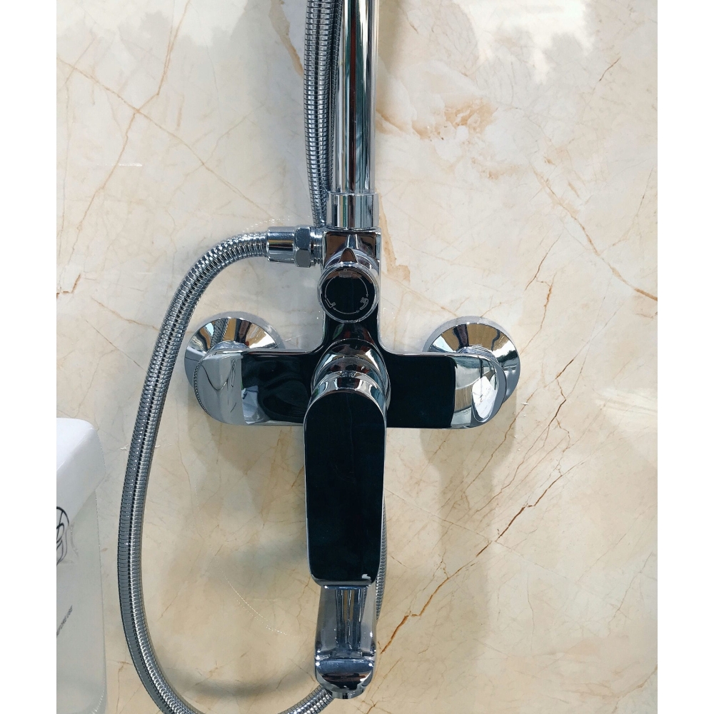 BỘ VÒI SEN CÂY TẮM NÓNG LẠNH TRÒN CAO CẤP - V-5730