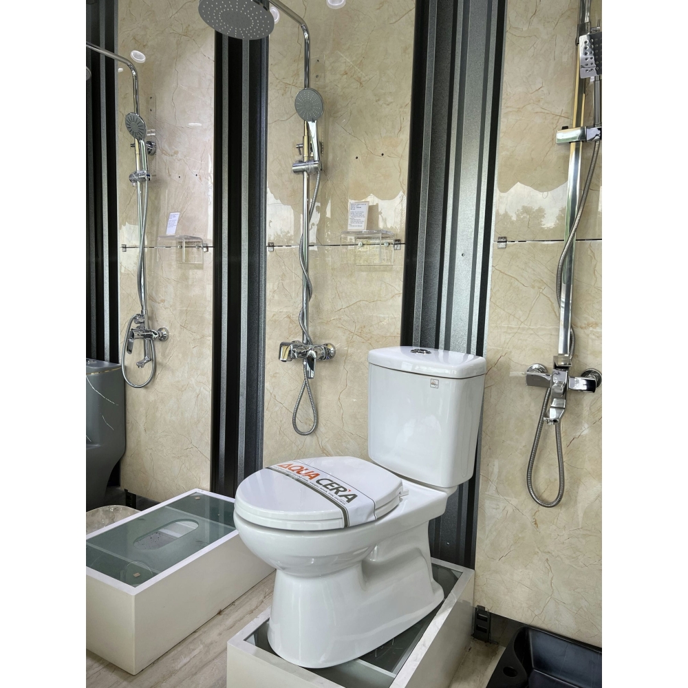 BỒN CẦU HAI KHỐI AQUA CERA 504 (kích thước 730 x 360 x 740 mm) 
