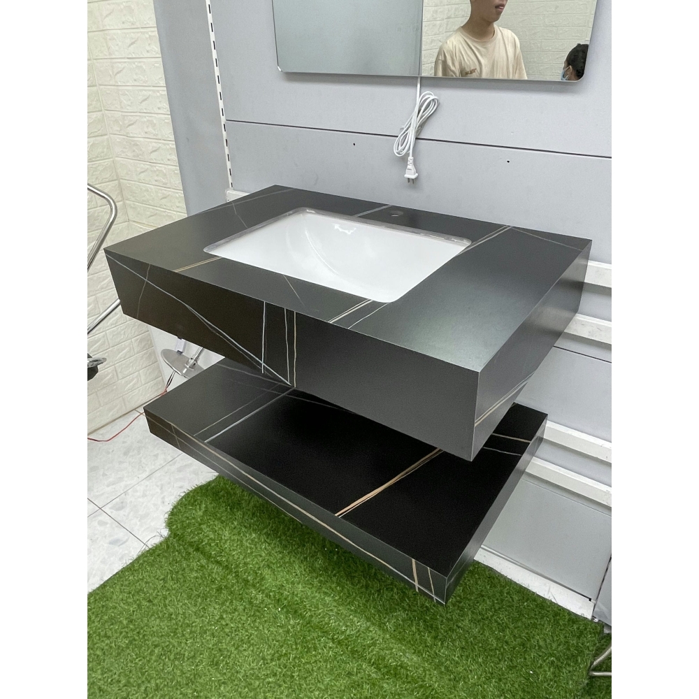 BÀN ĐÁ LAVABO 2 TẦNG - BDD08