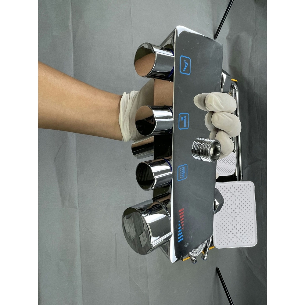 BỘ SEN CÂY CAO CẤP ĐỒNG THAU NGUYÊN CHẤT SÁNG BÓNG - AQ-0143Q