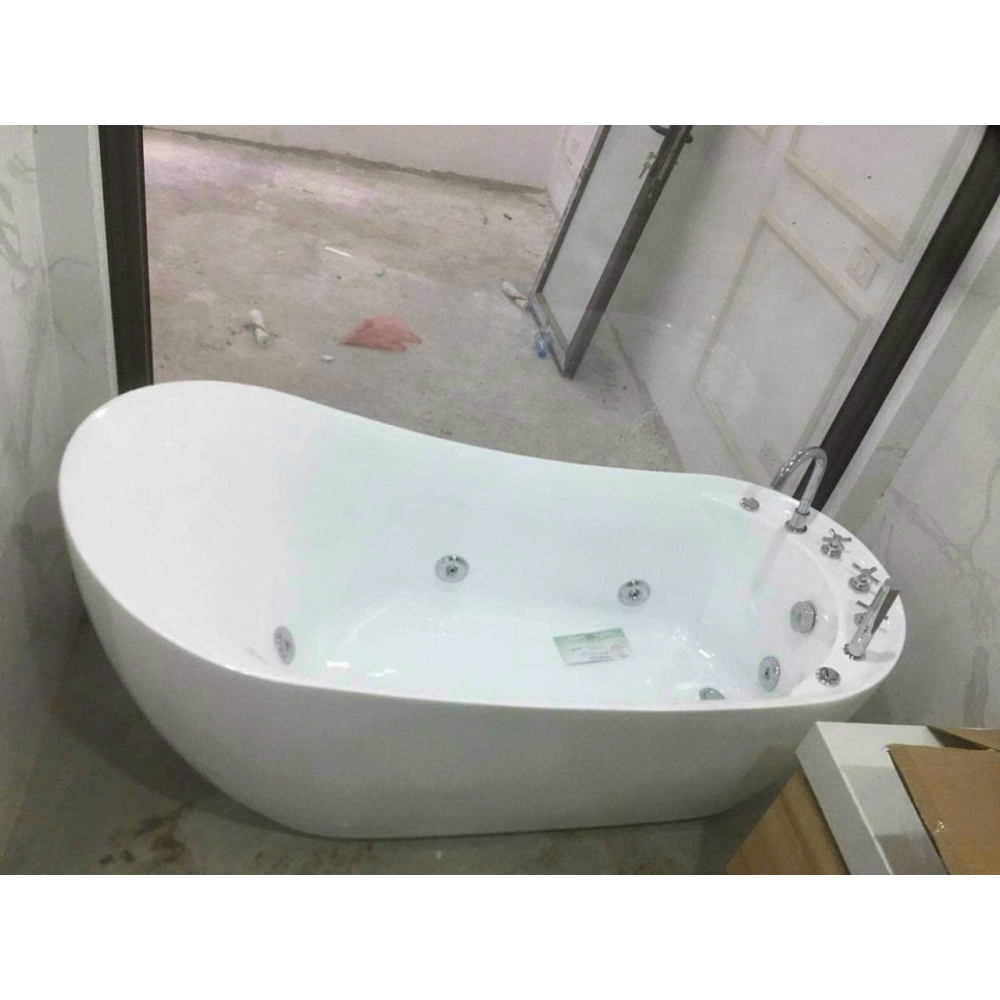 Bồn Tắm Nằm Ovan Massage AQUACERA 08