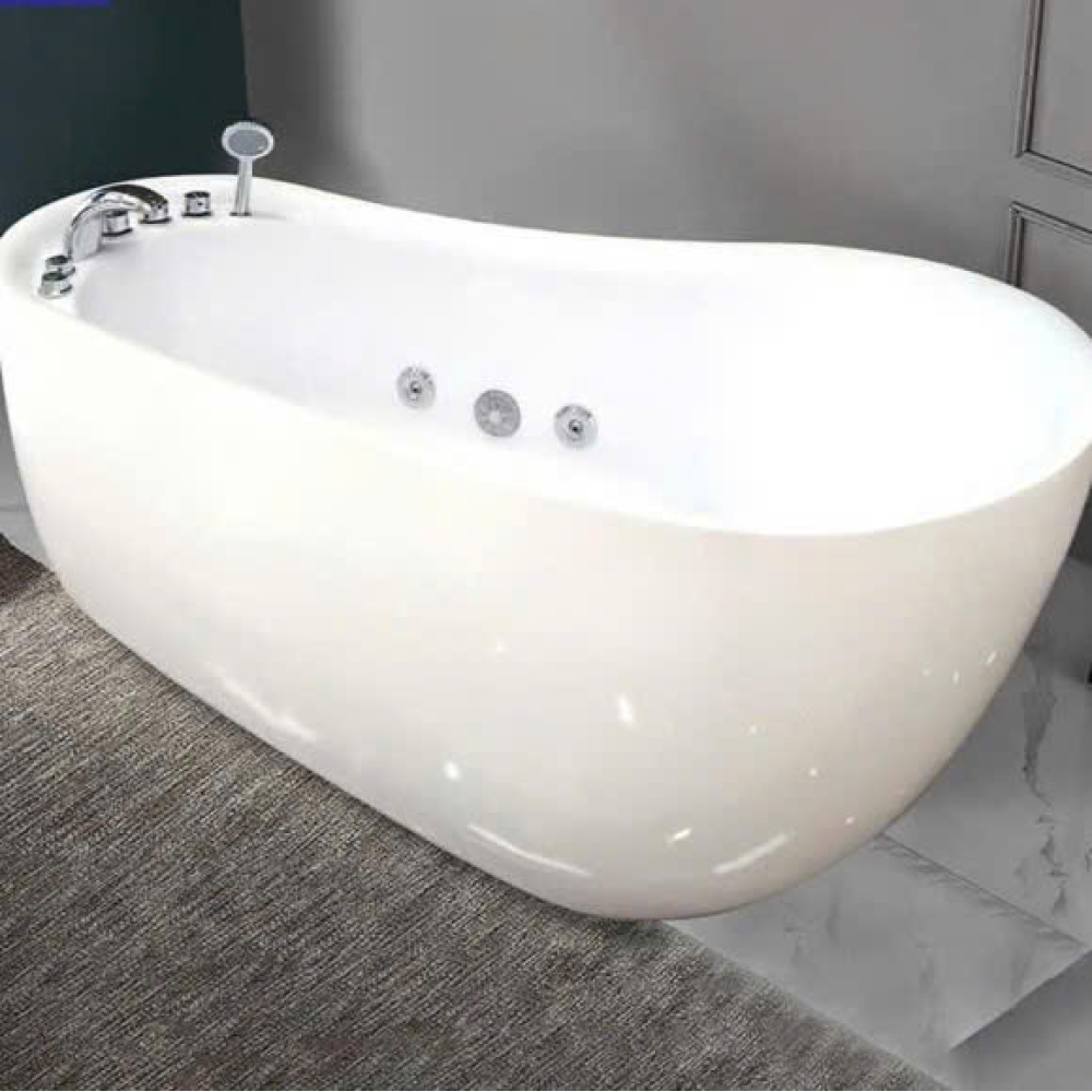 Bồn Tắm Nằm Ovan Massage AQUACERA 08